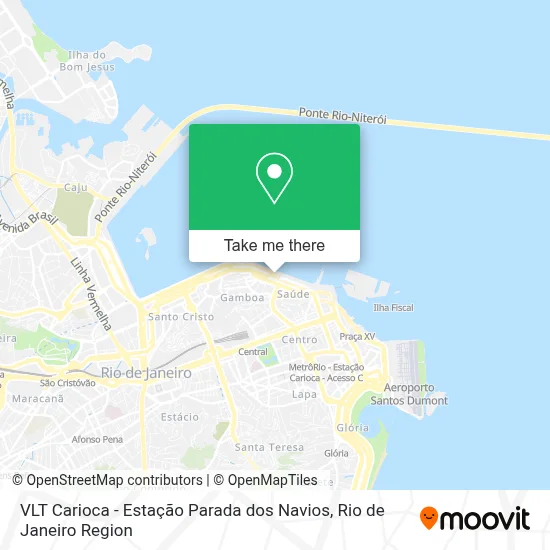 VLT Carioca - Estação Parada dos Navios map