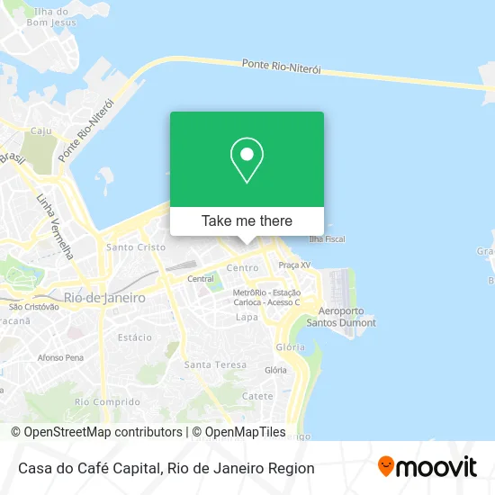 Casa do Café Capital map