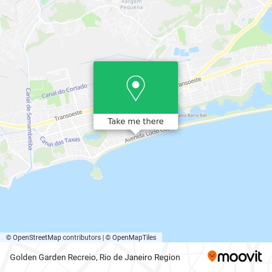 Golden Garden Recreio map