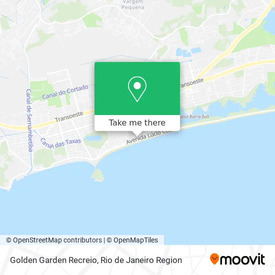 Golden Garden Recreio map