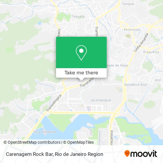 Carenagem Rock Bar map