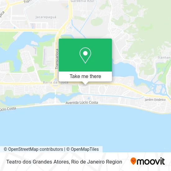 Teatro dos Grandes Atores map