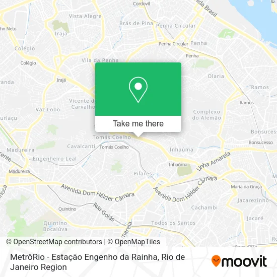 MetrôRio - Estação Engenho da Rainha map