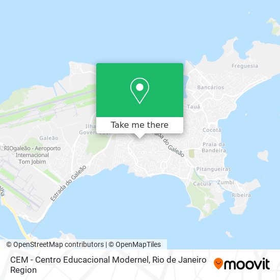 Mapa CEM - Centro Educacional Modernel