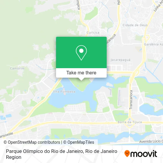 Parque Olímpico do Rio de Janeiro map