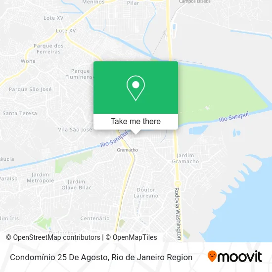 Condomínio 25 De Agosto map