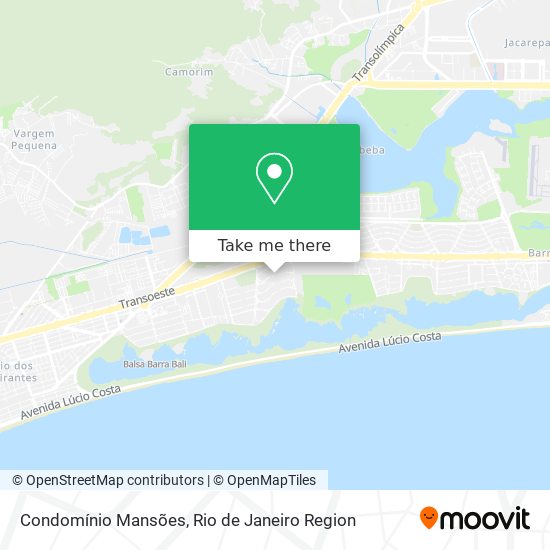 Condomínio Mansões map