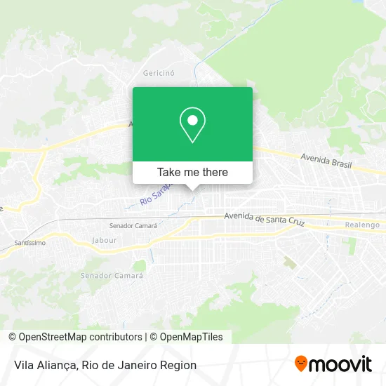 Vila Aliança map