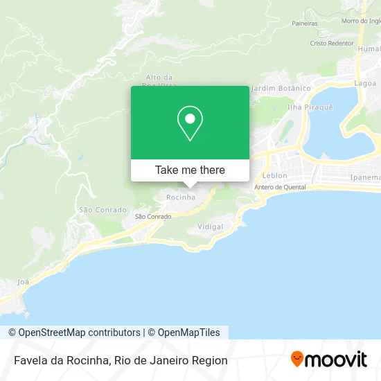 Favela da Rocinha map