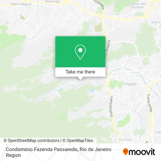 Condomínio Fazenda Passaredo map