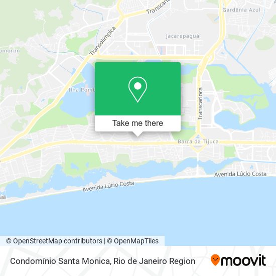 Condomínio Santa Monica map