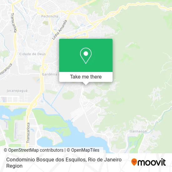 Condomínio Bosque dos Esquilos map