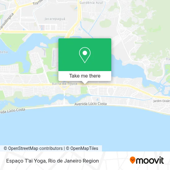 Espaço T'ai Yoga map