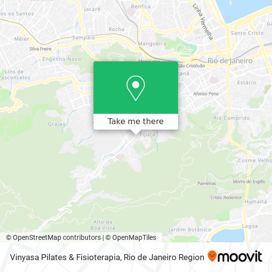 Mapa Vinyasa Pilates & Fisioterapia