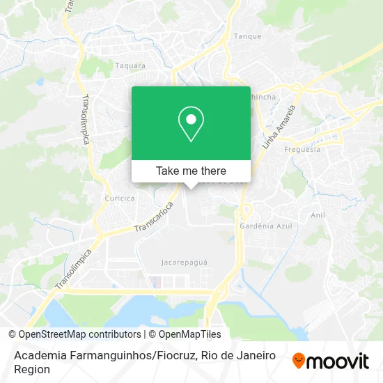 Academia Farmanguinhos/Fiocruz map