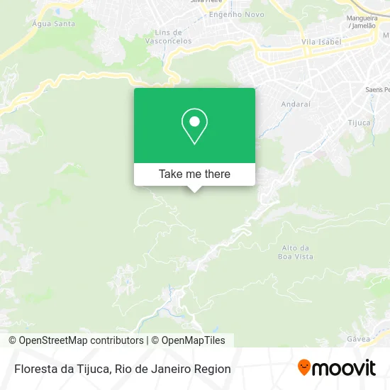Floresta da Tijuca map