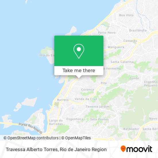 Mapa Travessa Alberto Torres