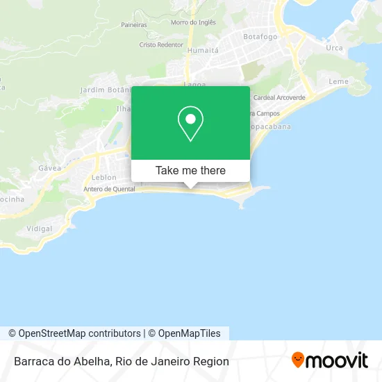 Barraca do Abelha map