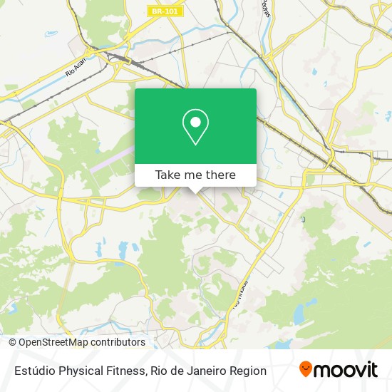 Mapa Estúdio Physical Fitness