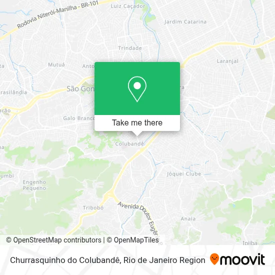 Churrasquinho do Colubandê map
