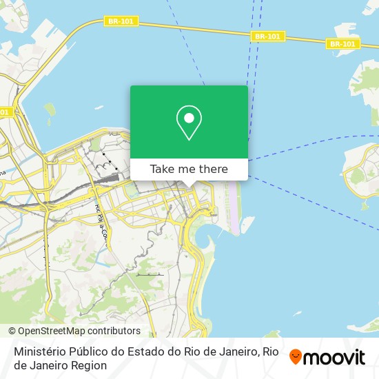 Mapa Ministério Público do Estado do Rio de Janeiro