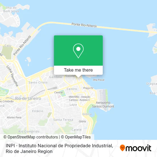 INPI - Instituto Nacional de Propriedade Industrial map