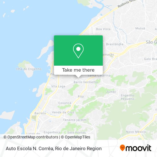 Auto Escola N. Corrêa map