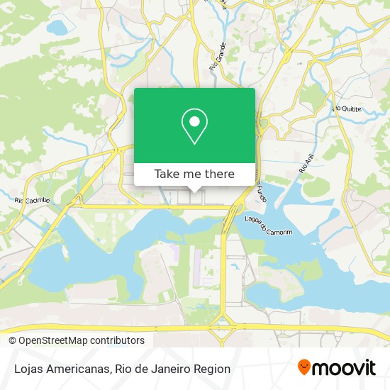 Lojas Americanas map