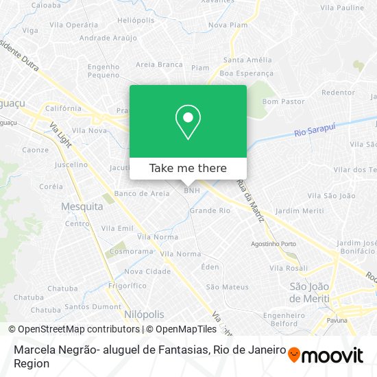Marcela Negrão- aluguel de Fantasias map