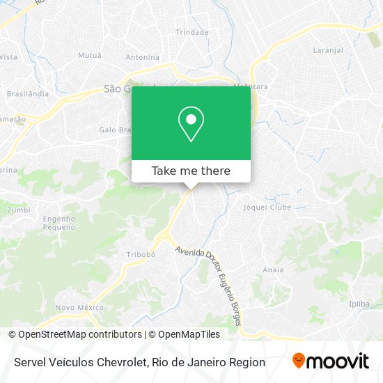 Servel Veículos Chevrolet map