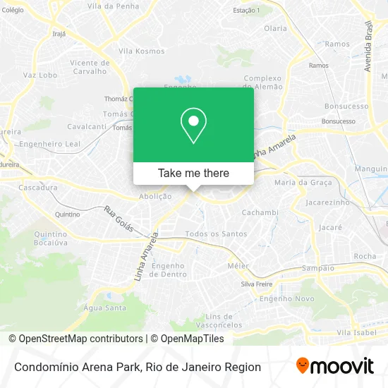 Condomínio Arena Park map