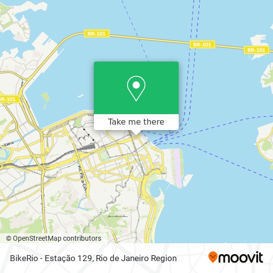 BikeRio - Estação 129 map