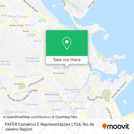 Mapa PAFER Comércio E Representações LTDA