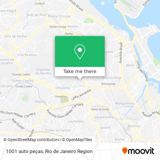 Mapa 1001 auto peças