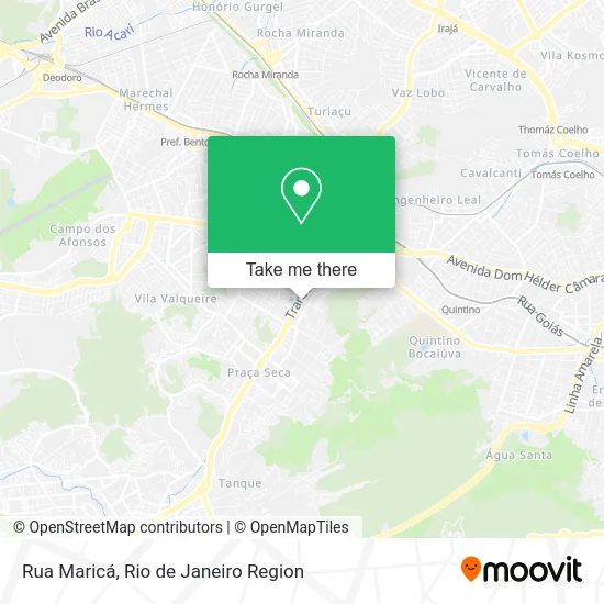 Rua Maricá map
