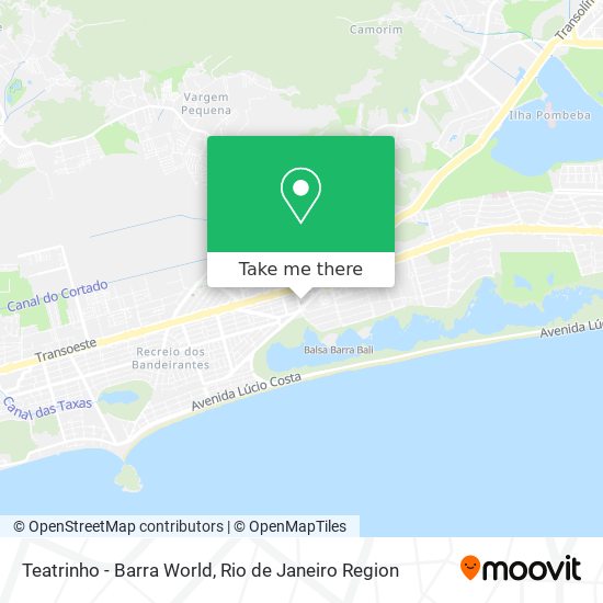 Teatrinho - Barra World map