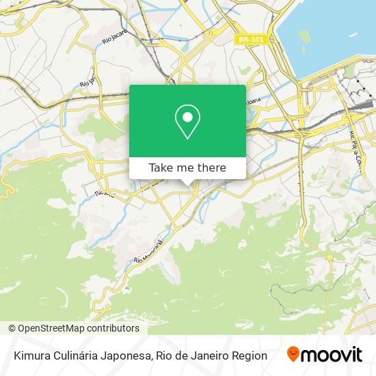 Mapa Kimura Culinária Japonesa