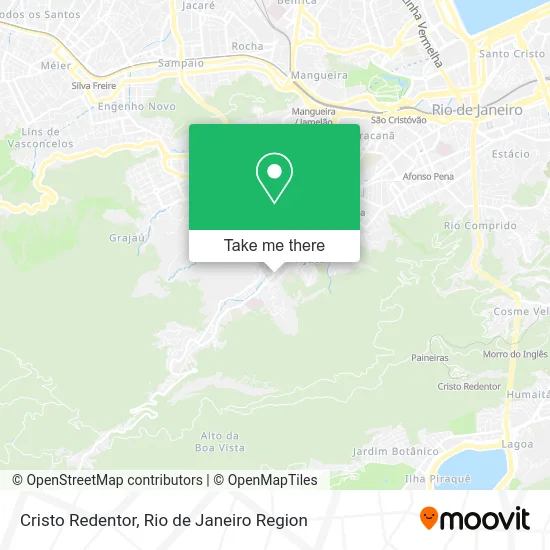 Cristo Redentor map