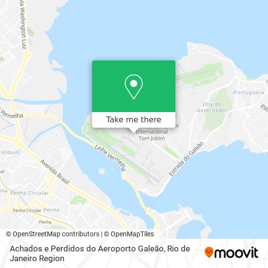 Mapa Achados e Perdidos do Aeroporto Galeão