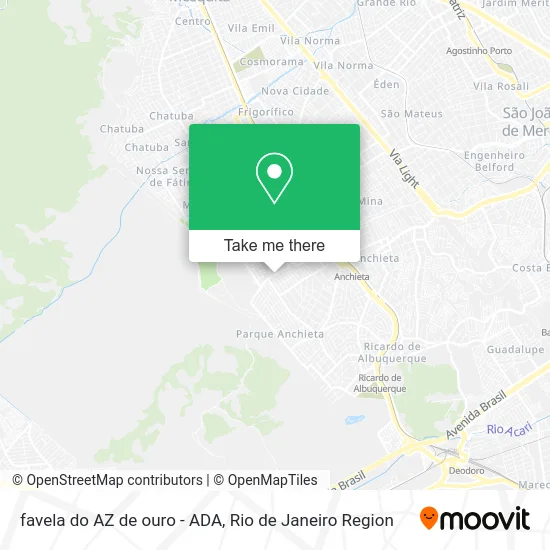 favela do AZ de ouro - ADA map