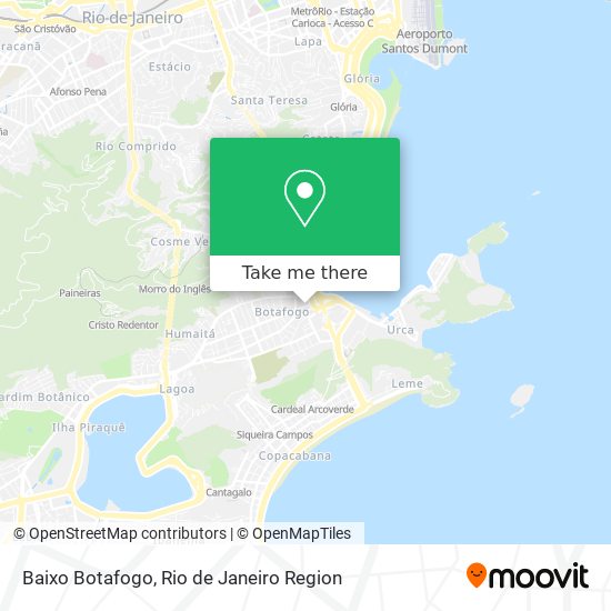 Baixo Botafogo map