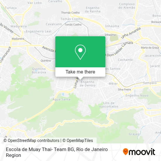 Escola de Muay Thai- Team BG map