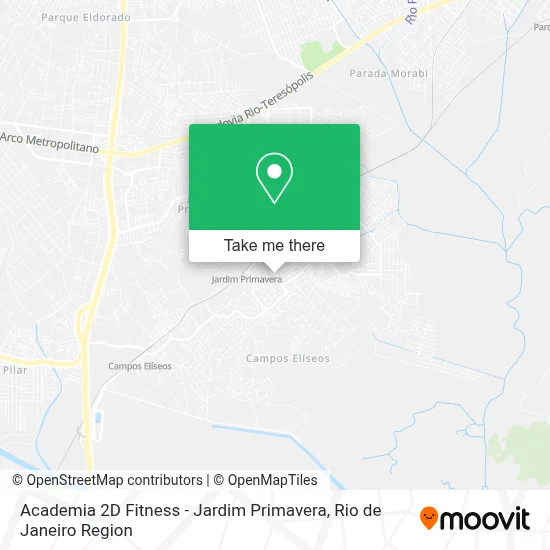Academia 2D Fitness - Jardim Primavera map