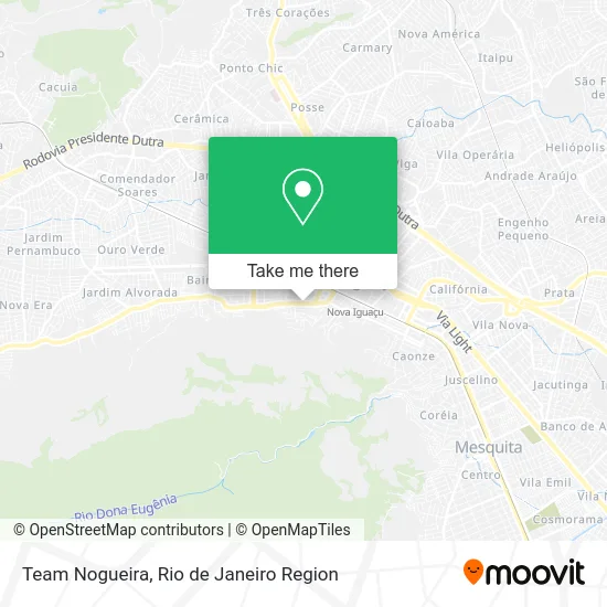 Team Nogueira map