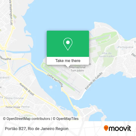 Portão B27 map