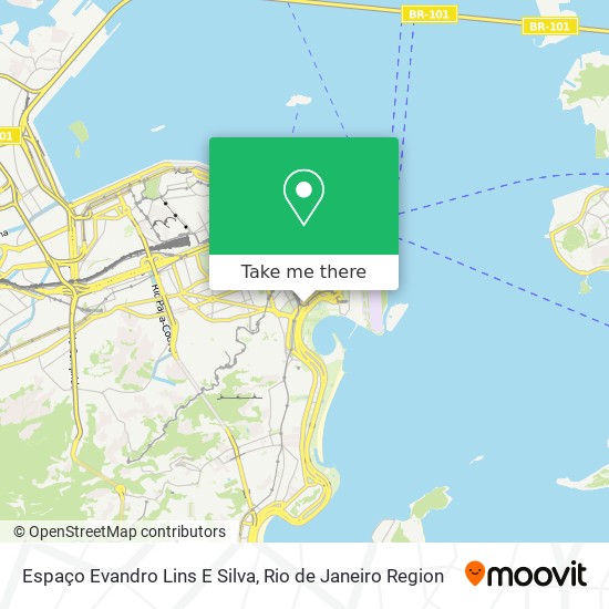 Espaço Evandro Lins E Silva map
