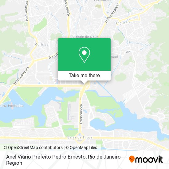 Anel Viário Prefeito Pedro Ernesto map