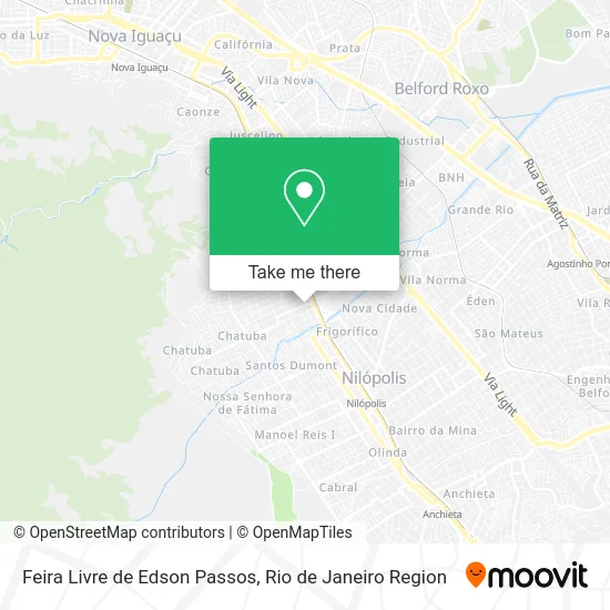 Feira Livre de Edson Passos map
