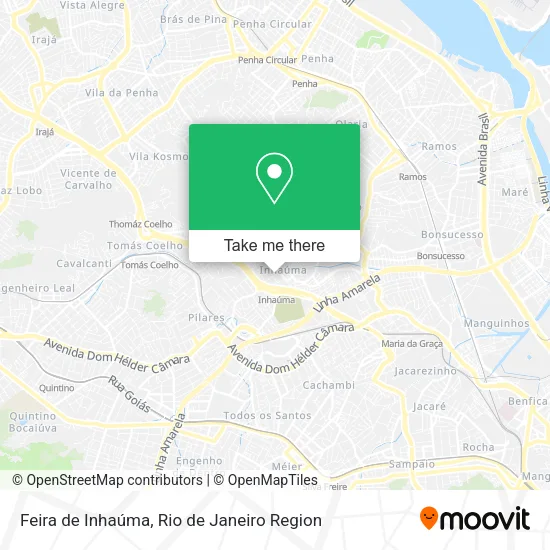 Feira de Inhaúma map