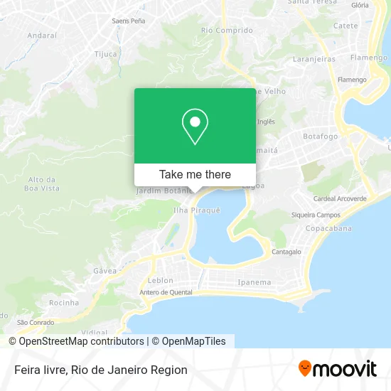Feira livre map
